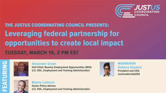 Speaker Series: Leveraging Federal Partnerships for Opportunities to Create Local Impact